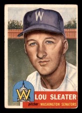 1953 Topps - Lou Sleater #224 PR (Filler) *v2 picture