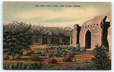 Vtg Postcard: Fort Lowell Ruins, Tucson, Arizona picture