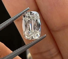 3.50 CT Elongated Cushion Cut D Color VVS1 Lab Grown Moissanite Diamond, 8x10 mm picture