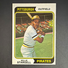 Topps 1974 Topps Willie Stargell #100 Pittsburgh Pirates Baseball Card picture