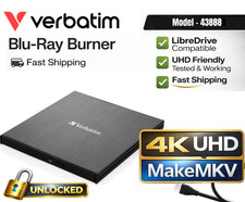 Verbatim 4K UHD Blu-Ray Burner Flashed UNLOCKED LibreDrive MakeMKV 43889 (LG) picture