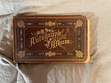 Antique Victorian Autograph Book 1880's Vtg Baltimore Maryland CT Vintage picture