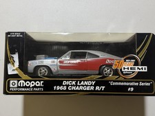 Ertl Mopar Dick Landy 1968 Dodge Charger R/T 1:18 Diecast 50 Years Hemi #9 picture