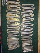 1960 Chrysler New Yorker Left Right Rear Quarter Hash Trim Pieces Chrome picture