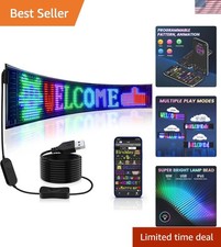 Customizable Bright LED Store Sign 27'' with Bluetooth App for Stunning Displays picture