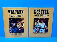 VTG Italian Spaghetti Western All' Italiana Book One & Two ~ Glittering Images picture