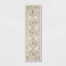 2'x7' Washable Runner Kensington Persian Style Cream Rug Cream - Threshold picture