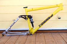 Vintage Turner Burner Full Suspension Mountain Bike Frame 17Medium 26 VB G2U picture