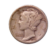 1926-S Mercury Silver  Dime - Original Bold High Grade Semi-key Date - aa320qqxx picture