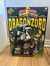 Bandai Power Rangers Deluxe Dragonzord & Green Ranger Toy VINTAGE picture
