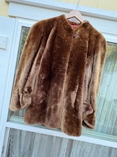 1940s Golden Mutton Lamb Fur Jacket. picture