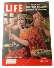 Vintage LIFE Magazine Epic of Man Part V June 4, 1956 1950's 50's picture