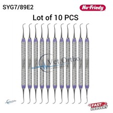 10X Hu Friedy SYG7/89E2 EverEdge Curette Younger Good DE 7/8 #9 Handle picture