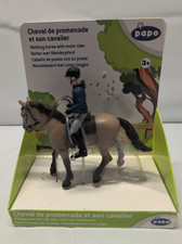 Papo - Walking horse With Male Rider #51565 NIB  picture
