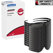 (12 PAIR) KLEENGUARD NEMESIS SAFETY GLASSES SMOKE ANTI-FOG LENS SUNGLASSES 22475 picture