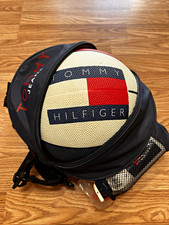 Vintage Tommy Hilfiger Basketball Backpack Bag w/ Basketball & Water Bottle picture