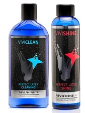 Vivishine 150ml - Viviclean 250ml Combo - for Latex Clothing picture
