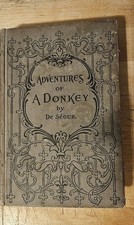 Antique book Adventures of A Donkey 1880 Madame La Comtesse de Segur picture