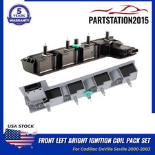 2PCS FOR Cadillac Oldsmobile Ignition Coil Pack Front Left&Right 1104075 1104076 picture