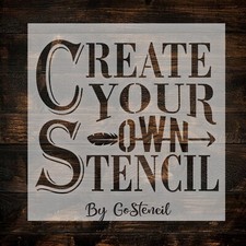 Large Custom stencils -  pick your size and send us your image or text. picture
