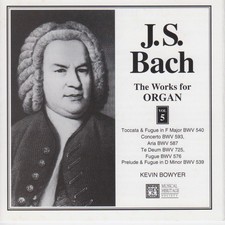 Johann Sebastian Bach - Kevin Bowyer - The Works For Organ Vol. 5 (CD) (Near Min picture