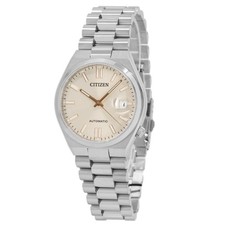 NEW Citizen Tsuyosa NJ0151-88W Automatic 40mm Champagne Dial Sapphire Watch picture
