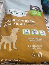 Nature's Logic 13 Lb Chicken Meal Feast Dog Grain Free Ex 8/26  picture