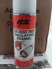 New Old Stock  Ace SA-1000 Insulating Enamel Paint 12 oz Aerosol Spray Red picture