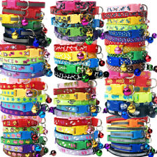 48 PCS Lot Wholesale Small Dog Collar Pet Puppy Cat Kitty Necklace Collars Bell picture
