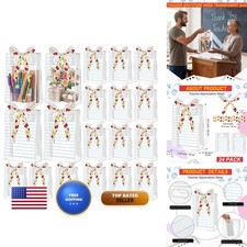 Gueevin 24 Pcs Clear Gift Bags with Handles Teacher Gift Bag picture