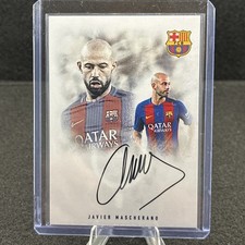 2025/26 Futera FC Barcelona Unique Javier Mascherano 2/3 Auto FCBSPA14 picture