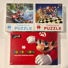 USAopoly Super Mario Puzzle Lot - 2x550pc + 1000pc Jigsaw Puzzles picture