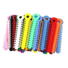 1040pcs Dental Orthodontic Ligature Ties Braces Elastic Rubber Bands Mixed Color picture