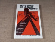 1972 1ST ED Evidence That Demands a Verdict - Josh McDowell Vintage Evangelical picture