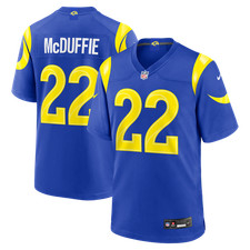 NEW - Men's Ram s Trent McDuffie Team Game Player Jersey picture