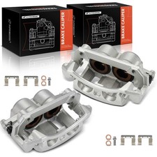 A-Premium Pair Front Side Brake Calipers with Bracket for Dodge Dakota 2003 2004 picture