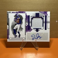 2020 Panini Impeccable - Rookie Patch Autographs Justin Jefferson /99 RC Vikings picture
