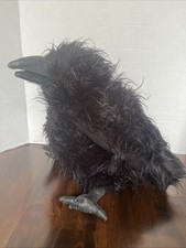 Folkmanis Large Raven Black Crow Hand Puppet Plush 16