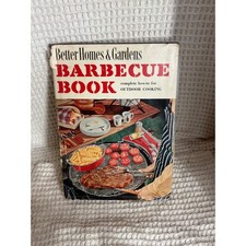 Vintage 1956 Better Homes & Gardens Barbecue Book Hardcover Cookbook Multi picture