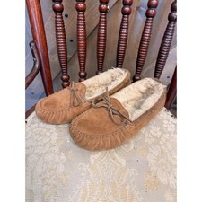 UGG Dakota Slipper Womens Size 6 Chestnut Good Suede Sheepskin Moccasin 5612 picture