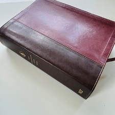 Life Application Study Bible NLT Large Print Tyndale Faux Leather Brown Indexed picture