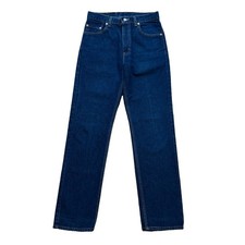 Vintage Levis 505 Jeans Indigo Dark Wash Blue 90s USA Made Straight Y2K 30 x 32 picture