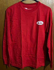 Drake Red Graphic Logo Long Sleeve Crew Neck Knit T-Shirt Unisex Adults S picture