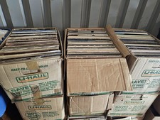 Box Lot of About 40 Vinyl 12