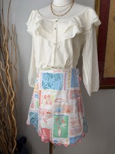 94~ NWT Prosperina Amalfi Coast Print Wrap Skirt - Size Large picture