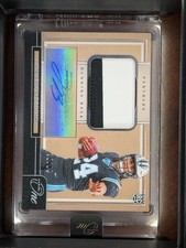 2024 Panini One Jonathan Brooks RPA Triple Color Patch /15 Encased picture