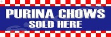 Purina Chows Sold Here Metal Sign 6