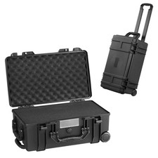 Uimoso 1.58 Cu.ft Weatherproof Hard Case with Retractable Pull Handles & Wheels picture