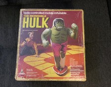 Vintage Incredible Hulk RC Inflatable Toy 1970s Union Japan CIB Rare picture