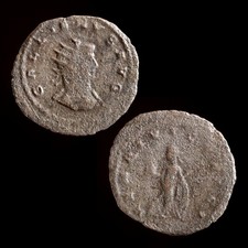 Ancient Roman Empire Gallienus Antoninianus Coin 253-268 AD Authentic picture